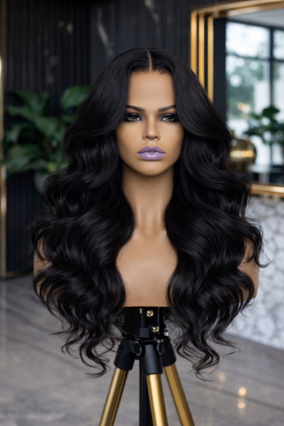 22 INCH 200% DENSITY RAW INDIAN  HD 6X6 CLOSURE