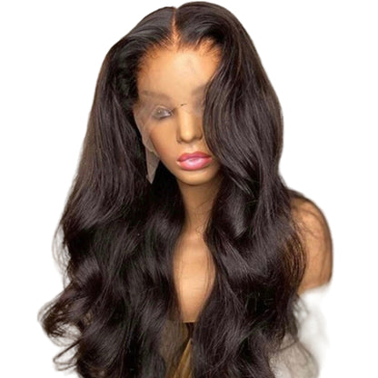 INDIAN WAVY MIDDLE/SIDE PART 13x4 HD FRONTAL WIG 180% DENSITY